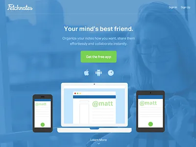 The New Fetchnotes web