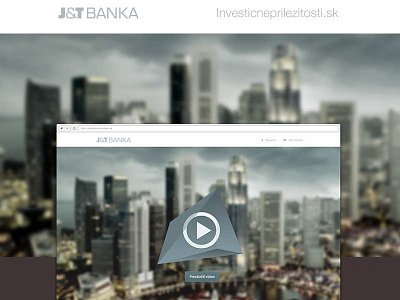 J&T Bank - concept advertising brown corporate iphone resposive simple web