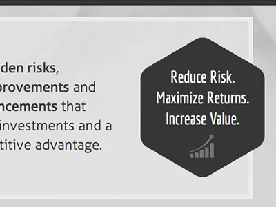 Albany Business Consultants - Banner banner css3 gray hexagon html5 icon web design wordpress