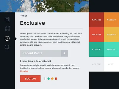 CLIMAT atrokhau clean crisp design flat flat ui minimal minimalist multicolours simple ui ux