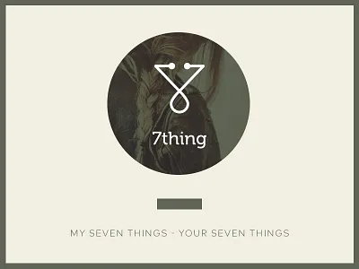 7thing app branding color logo logo design type
