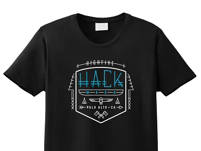 Highfive Hack Shirt camp hack illustration logo shirt