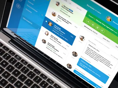 Doctors and patients app dashboard flat gradients interface ios7 layout ui ux web webdesign