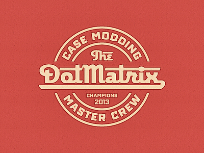 Dot Matrix Stamp II ... lettering retro stamp type typo typography