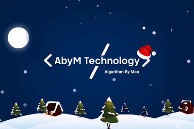 AbyM Chirstmas Video animation branding motion graphics