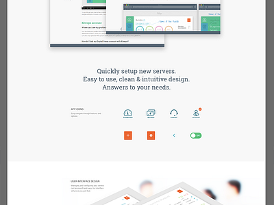 Kiteops Case Study app branding flat icons kiteops screen server ui user interface ux website
