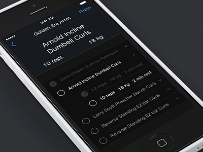 Gym workout log app app gym iphone list reader workout