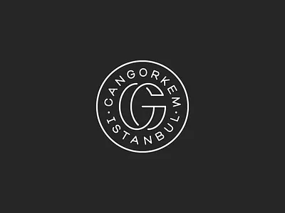 G branding chapeau crest identity lens logo monogram seal stamp symbol typeface
