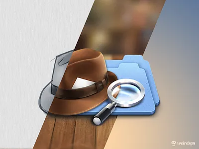 Duplicate Detective Icons detective duplicate folder hat icon mac mac osx utility