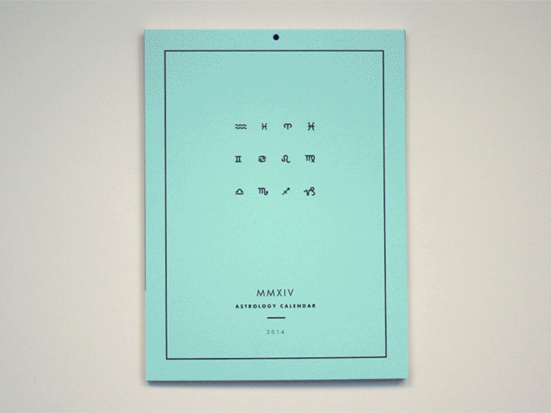 GIF / 2014 Astrology Calendar astrology calendar constellation stars
