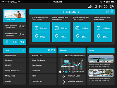 Tablet UI Design 2 mobile design tablet design ui design