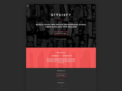 Studiofy Evolution design photography studiofy ui web design website