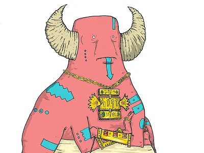 Djinn Againn concept digital art djinn drawing genie illustration ink magic