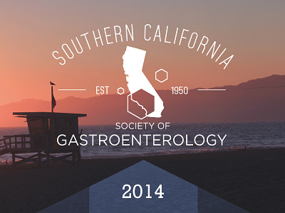 SCSG Branding beach california icon logo state sunset