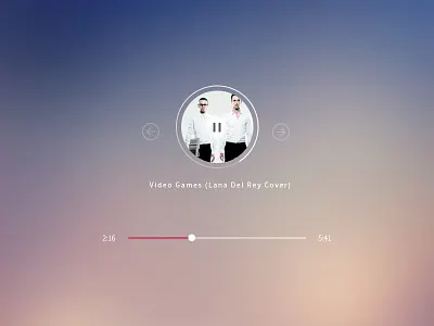 Groveshark simple player grooveshar ios7 minimal player simple player ui user interface webdesign