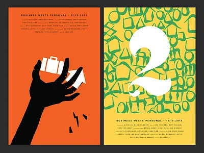 Hype posters (Business x Personal) illustration