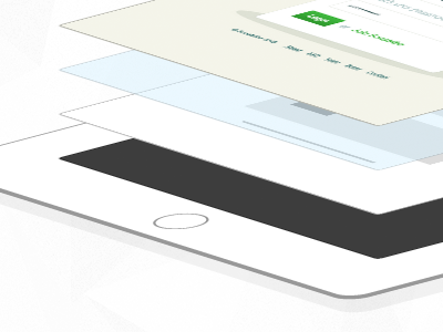 Isometric iPad 3d clean flat interface ipad isometric transform ui
