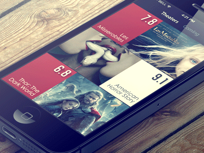 Movie App Concept Gif app gif interface ios movie ue ui