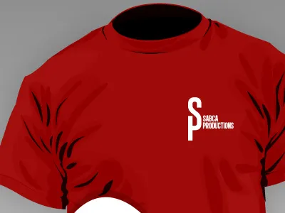 SP Logo Placement business cards. cap logo design t shirt