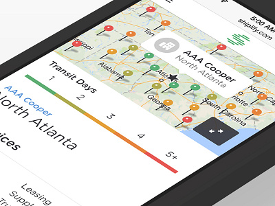 Transit Days button flat interface ios ios 7 iphone mobile photo ui