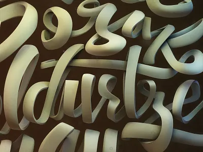Zure pozak beldurtzen nau... 3d lettering