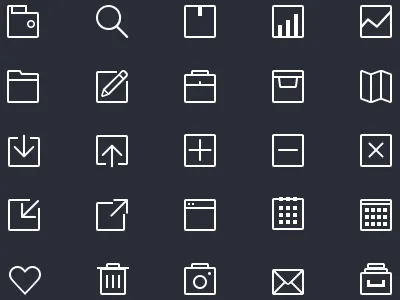 80 Thin Icons PSD free download icon set icons ios7 psd