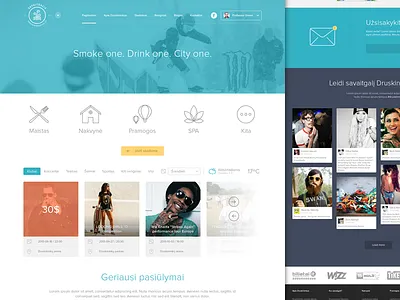 Savaitgalis Druskininkuose landing page content deiv events gallery icon landing studio4 weather web weekend