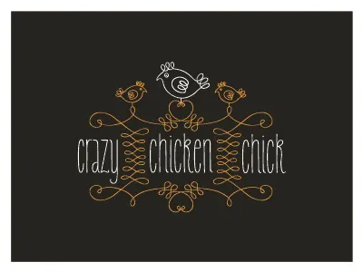 Crazy chicken chick chick chicken swirls