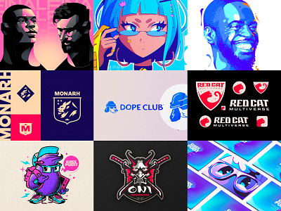 My 2022 top posts 2022 anime badge branding design icon identity illustration logo logotype mascot modern people portrait simple sports top