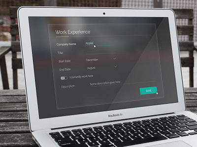 Glassy modal app blurred flat glass ios7 job mac modal modern thin ui ux
