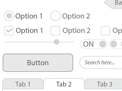 Free Download UI KIT corner ui kit free download ui kit grey kit illustrator pearl ui kit rapid wireframing rounded source file square corner ui kit ui kit