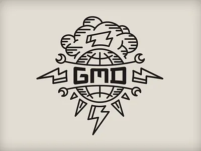 GMD sketchbook cover brad ruder cloud globe letterpress lightning bolt rudahbee