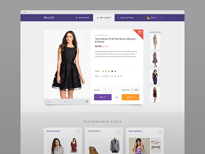 Scoutfit - Product Page product scoutfit store website
