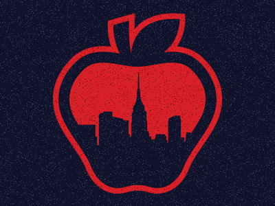 Big Apple cap design apple cap city design emblem icon logo new york