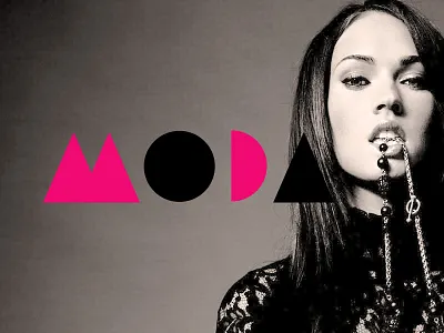 Moda Fashion Magazine brand fashion logo logo design mag magazine moda pavel surovy