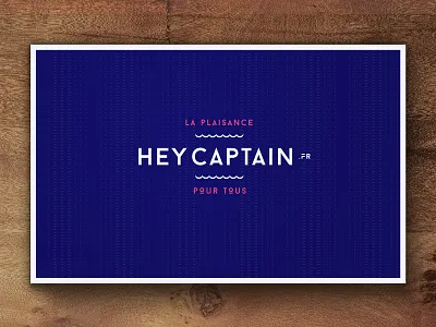 Heycaptain brand identity logo