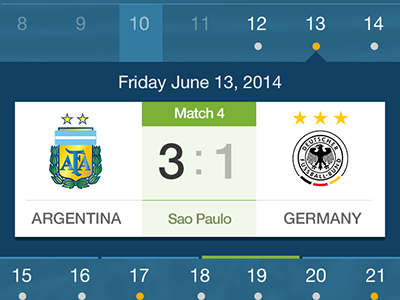 Fixtures 2014 brazil football ios mundial news soccer sport world cup