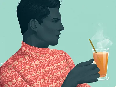 Cocktails for Cold Nights illustration