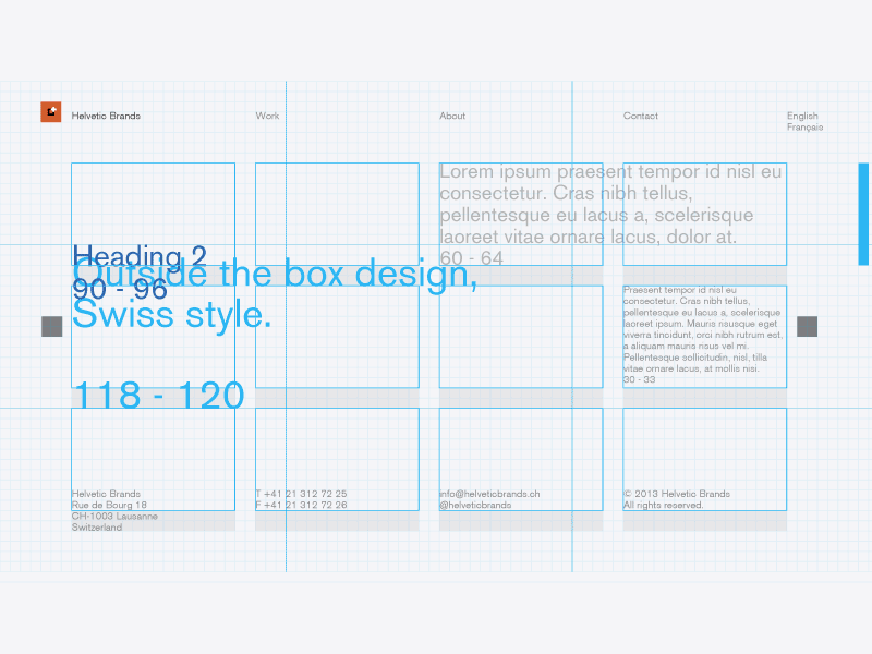 Portfolio redesign 2 agency blur branding fackellauf grid photo portfolio rule thirds web