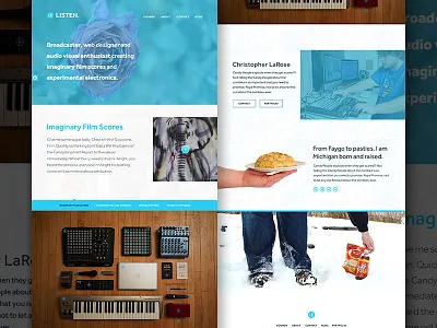Broadcast / Music Portfolio Site css detroit html michigan portfolio responsive upper peninsula web web design website
