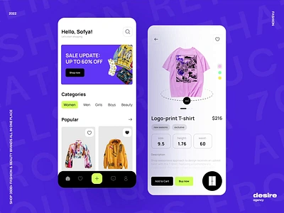 Mobile app | Marketplace animation app app design branding dashboard design desire agency ecommerce eshopping graphic design illustration logo marketplace mobile motion motion graphics online shop shopping ui