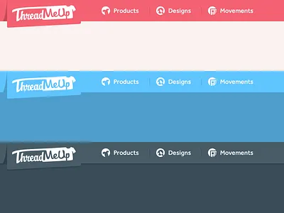 Brand to header exploration apparel brand branding header identity logo navbar navigation tshirt ui web