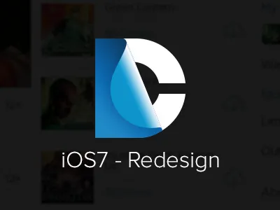 iOS7 - DC Comics app comics dc ios7 redesign