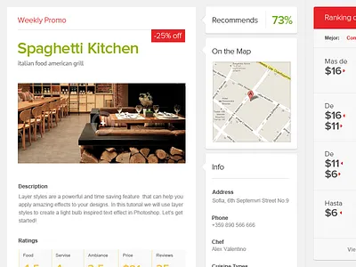 Restaurant Online Catalog clean guide magneticlab modern online catalog restaurant web design