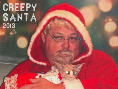 CreepySanta 2013 christmas christmas music free poor dog things you cant unsee