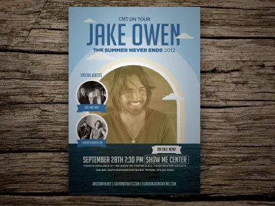 Country Music Poster advertisement poster