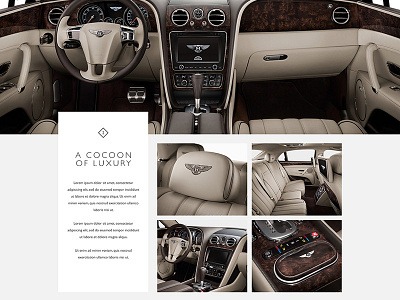 Bentley The New Flying Spur bentley case study site web