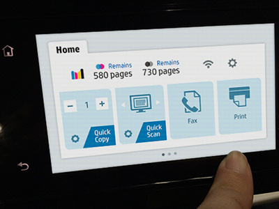 Printer HomeScreen P1 printerui