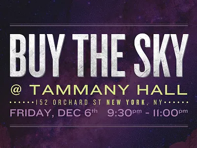 Band Poster band band poster event knockout music poster print typography