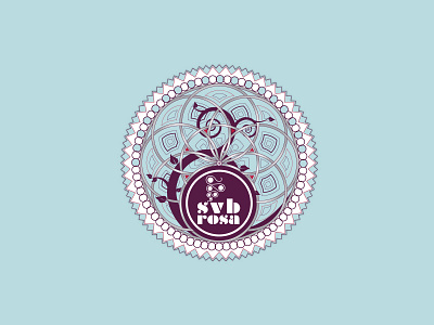 SVB Rosa art branding design graphic design identity illustration letter logo rosa typography vector wine winery